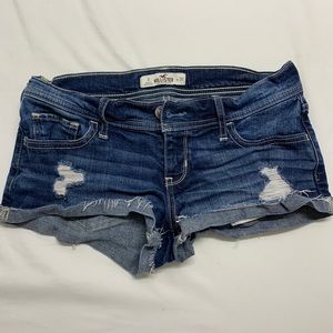 Hollister Low Rise Denim Shorts